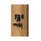 Suffolk Latch for the Sonra Euro Cylinder Long Throw Dead Lock - Black