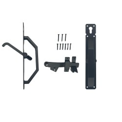 Suffolk Latch for the Sonra Euro Cylinder Long Throw Dead Lock - Black