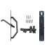 Suffolk Latch for the Sonra Euro Cylinder Long Throw Dead Lock - Black