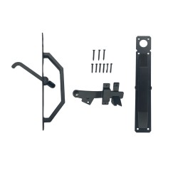Suffolk Latch for the Sonra Rim Cylinder Long Throw Dead Lock - Black