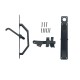 Suffolk Latch for the Sonra Rim Cylinder Long Throw Dead Lock - Black